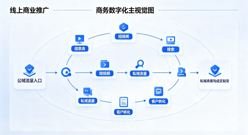 抚远县线上商业推广怎么做？全域流量闭环搭建与低成本转化实战指南